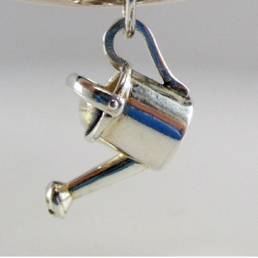 Watering Can Charm Sterling Silver
